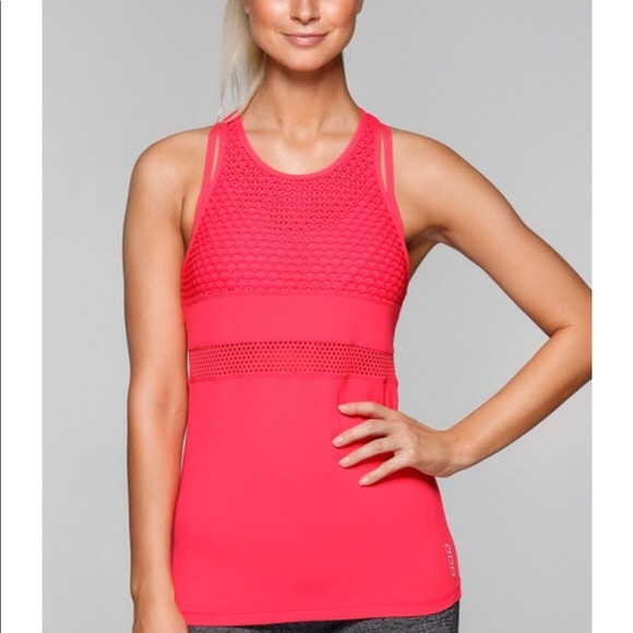 Lorna Jane Tops - Lorna Jane Ignition Excel Tank in Cupid Red